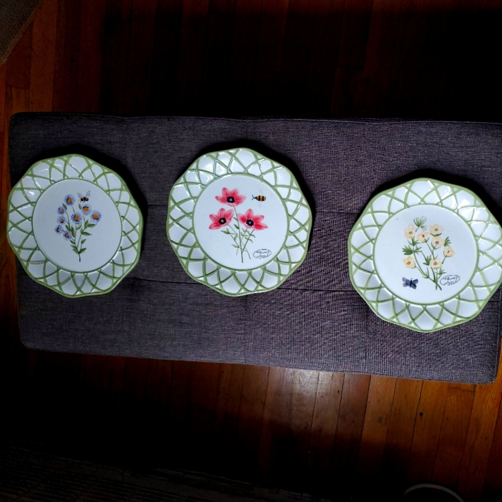 Park Designs wildflower collection salad plates
